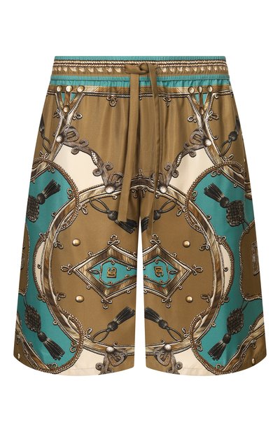 Мужские шелковые шорты DOLCE & GABBANA, арт. GV37AT/HI12C