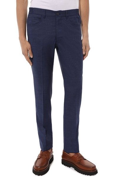 Брюки из шерсти и льна STEFANO RICCI, арт. M1T2400320/T016HC, фото 3