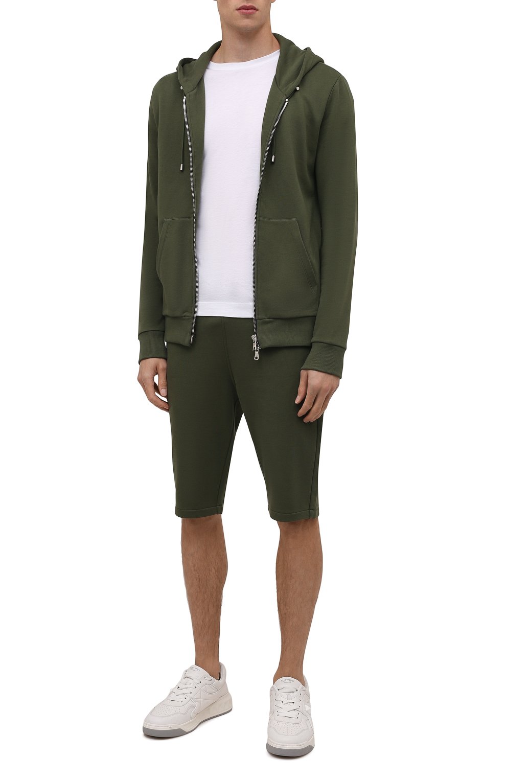 Хлопковая толстовка BALMAIN, арт. WH0JR010/B151, фото 2