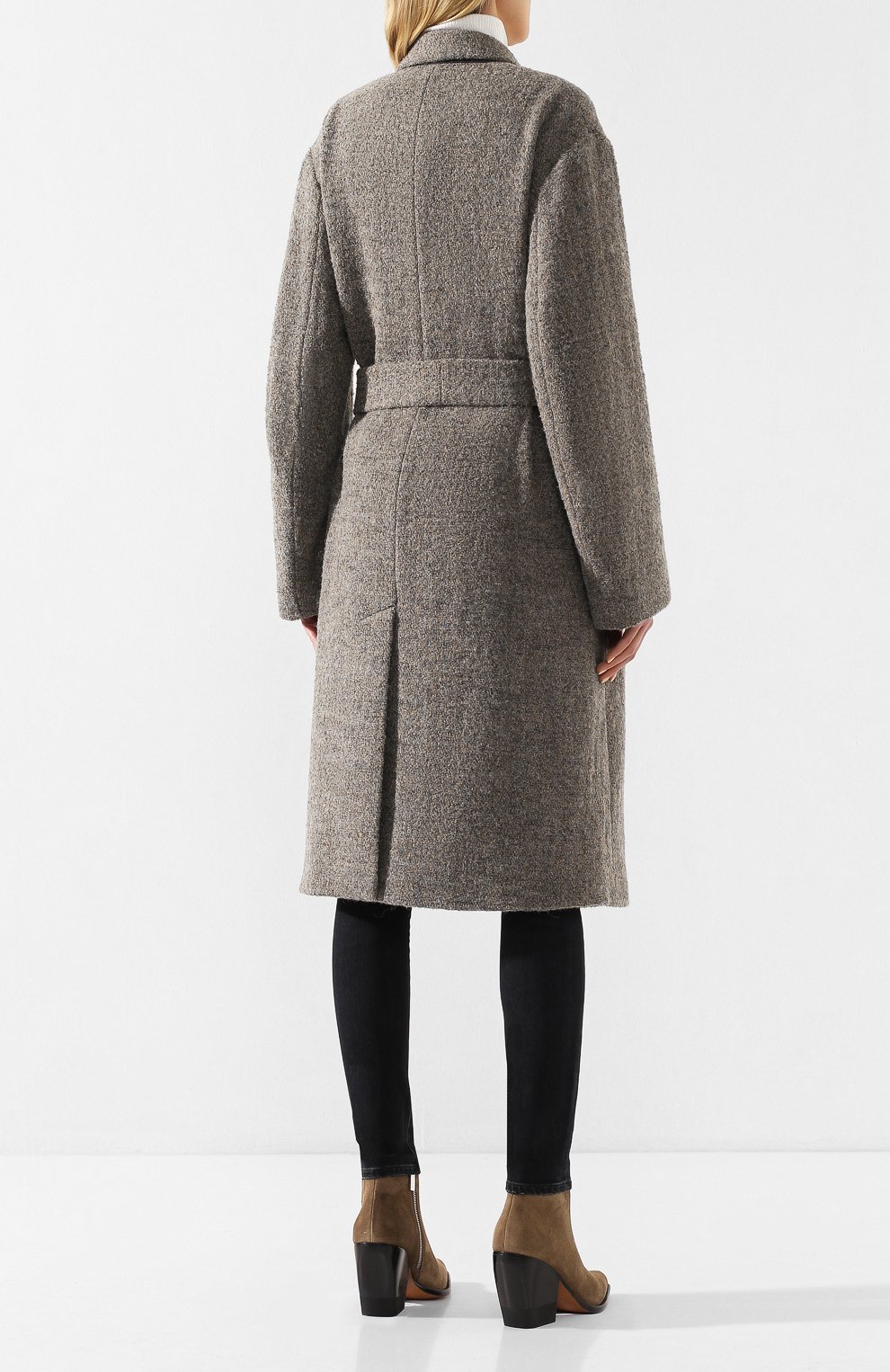 Пальто с поясом VINCE, арт. V631991234, фото 4