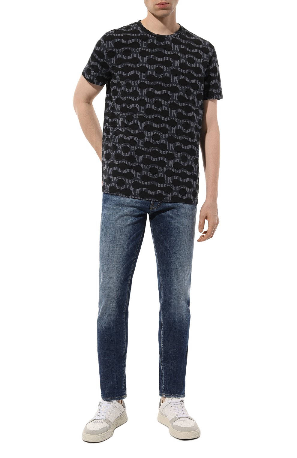 Хлопковая футболка DIRK BIKKEMBERGS, арт. PBMT0256, фото 2