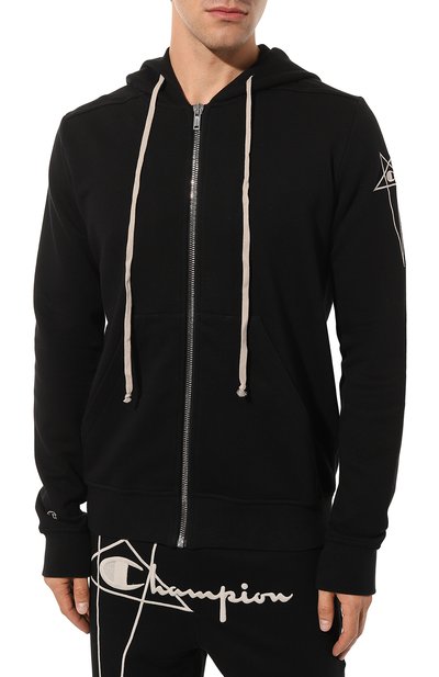 Хлопковая толстовка rick owens x champion RICK OWENS, арт. CM02C9221/CHFE, фото 3