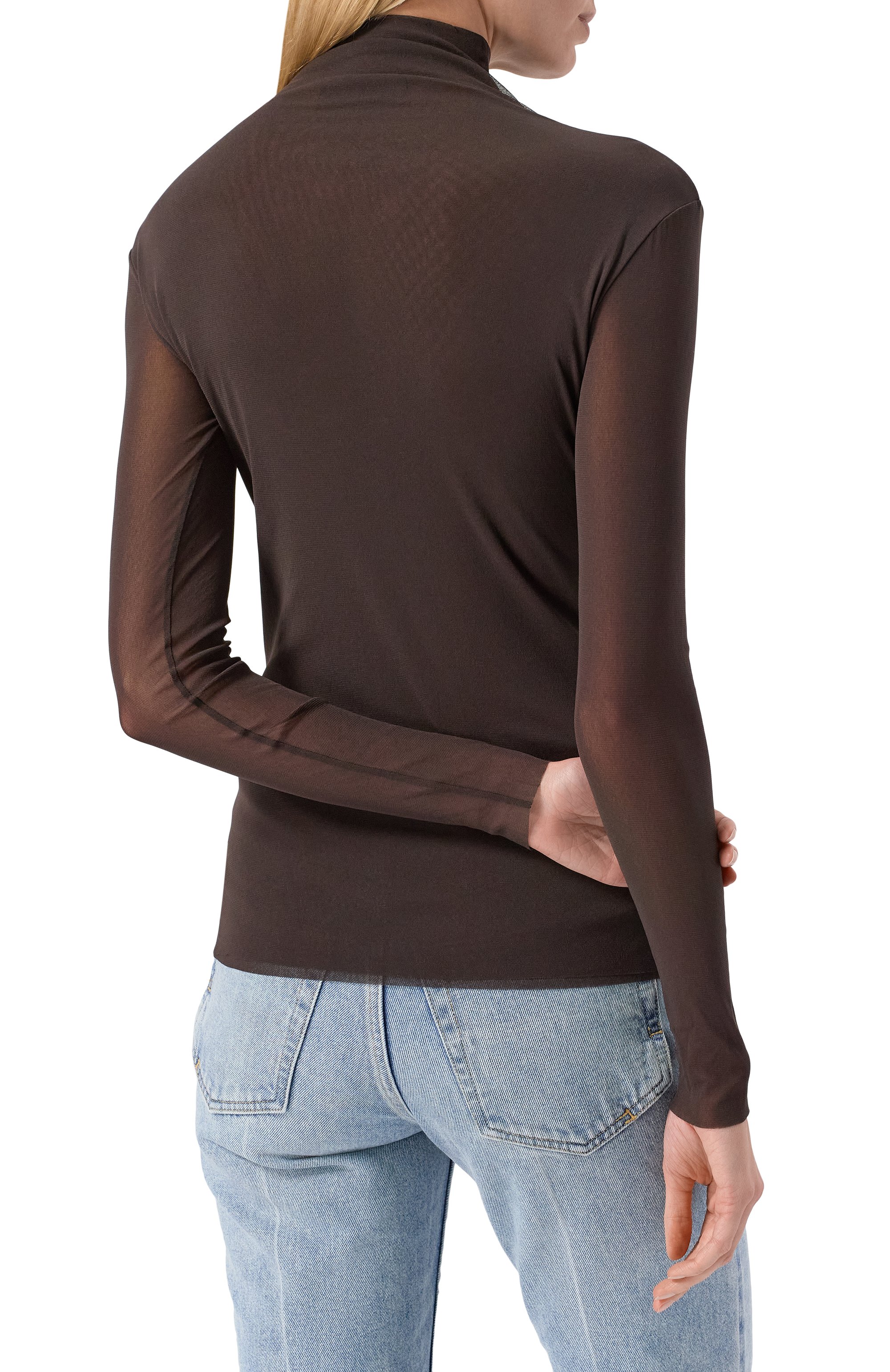 Водолазка D.EXTERIOR коричневого цвета по цене 19950 руб., арт. 61821, фото 4 Водолазка D.EXTERIOR, арт. 61821, фото 4