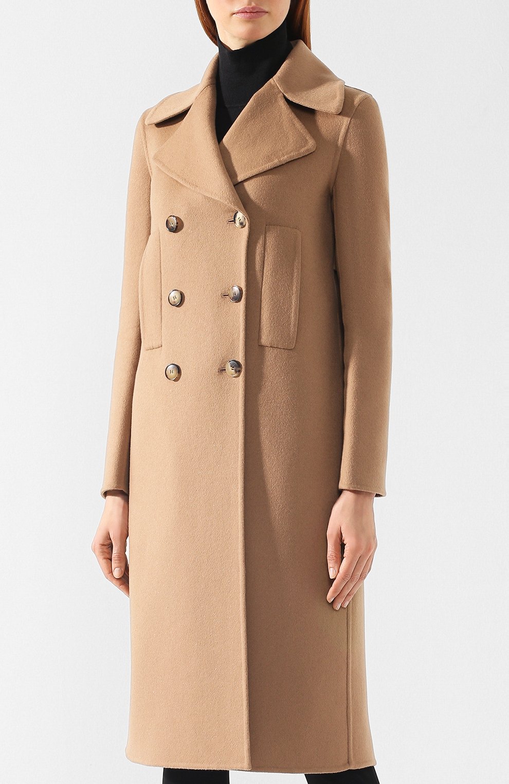 Кашемировое пальто VALENTINO бежевого цвета по цене 548000 руб., арт. RB3CA3204G2, фото 3 Кашемировое пальто VALENTINO, арт. RB3CA3204G2, фото 3