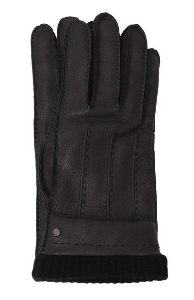 Мужские кожаные перчатки STEFANO RICCI, арт. M5G4300010/BCSK