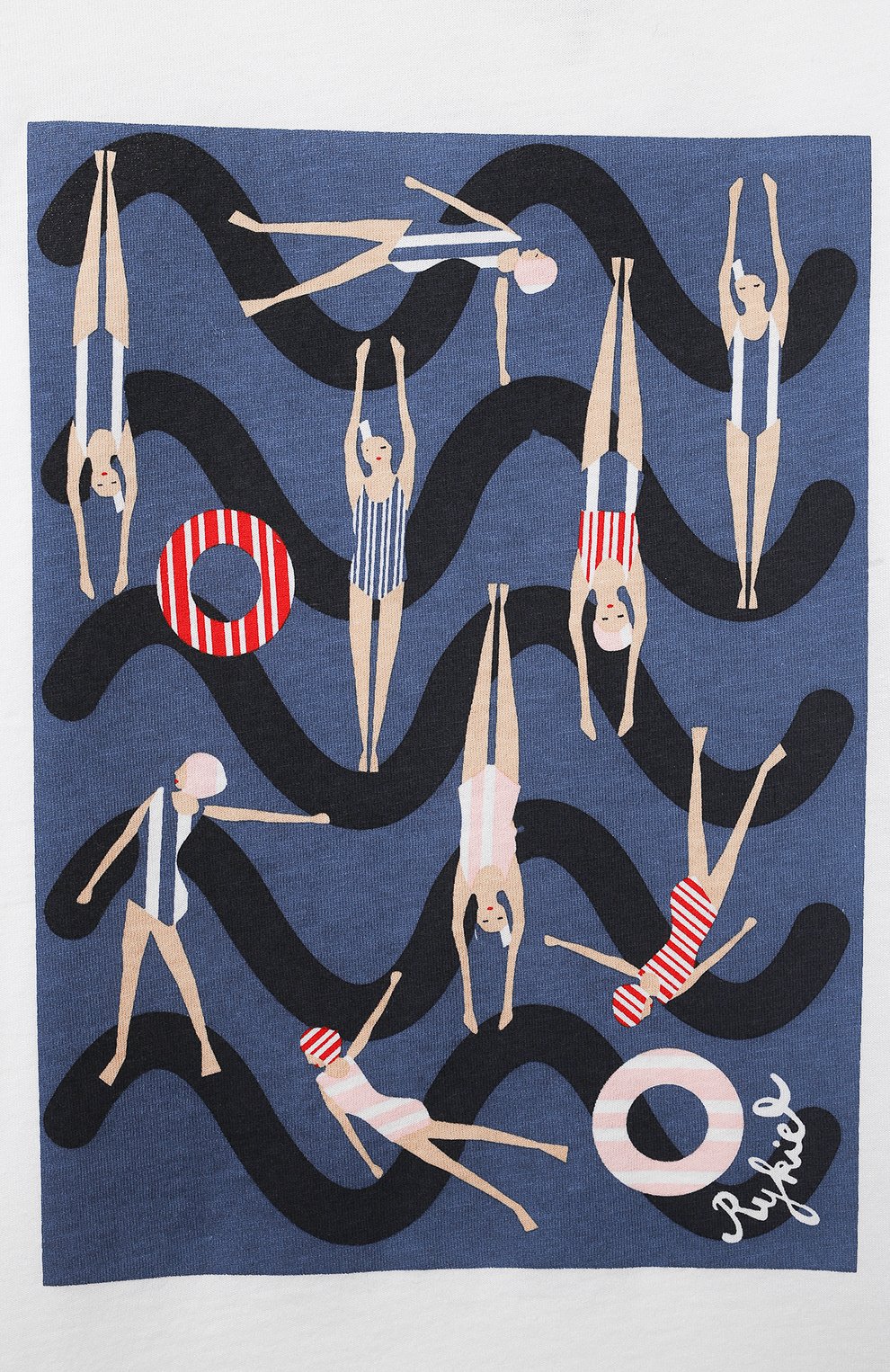 Хлопковая футболка SONIA RYKIEL ENFANT, арт. 21S1TS09, фото 3