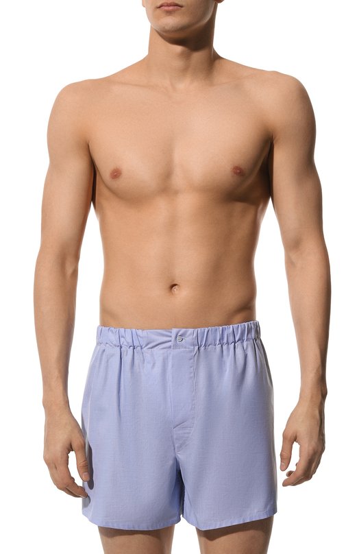 Хлопковые боксеры Stefano Ricci BX005/M2505 Синий  BX005/M2505 Фото 2