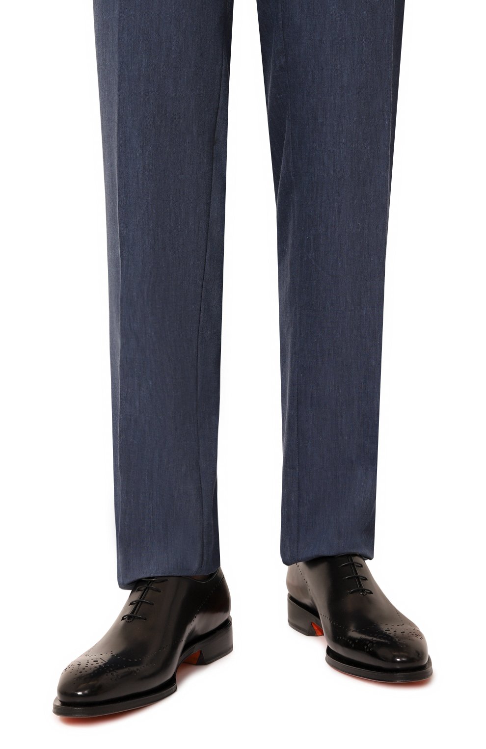 Кожаные оксфорды carter SANTONI, арт. MCCG18542MC8HRAG, фото 3