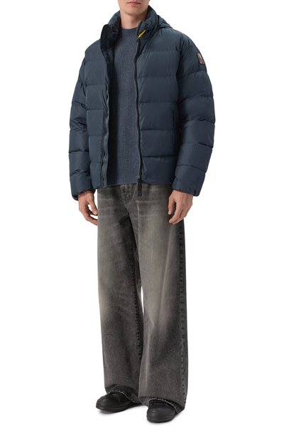 Пуховик PARAJUMPERS темно-синего цвета по цене 92400 руб., арт. 26WMPMPUTT01, фото 2 Пуховик PARAJUMPERS, арт. 26WMPMPUTT01, фото 2