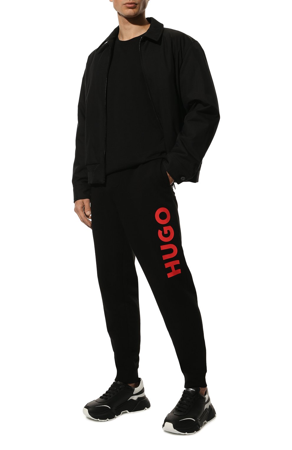 Хлопковые джоггеры HUGO, арт. 50473211, фото 2