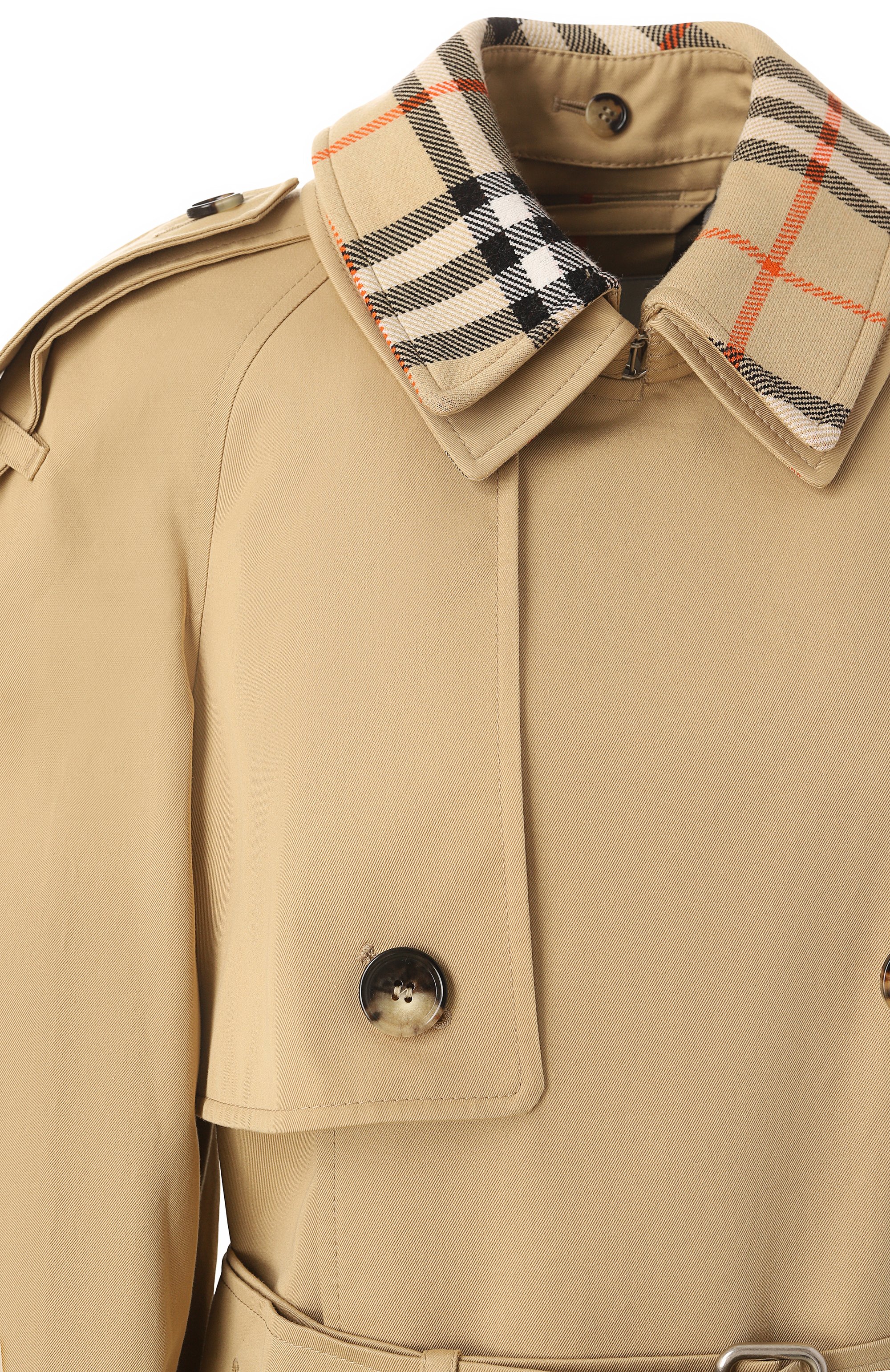 Хлопковый тренч BURBERRY, арт. 8091066, фото 6