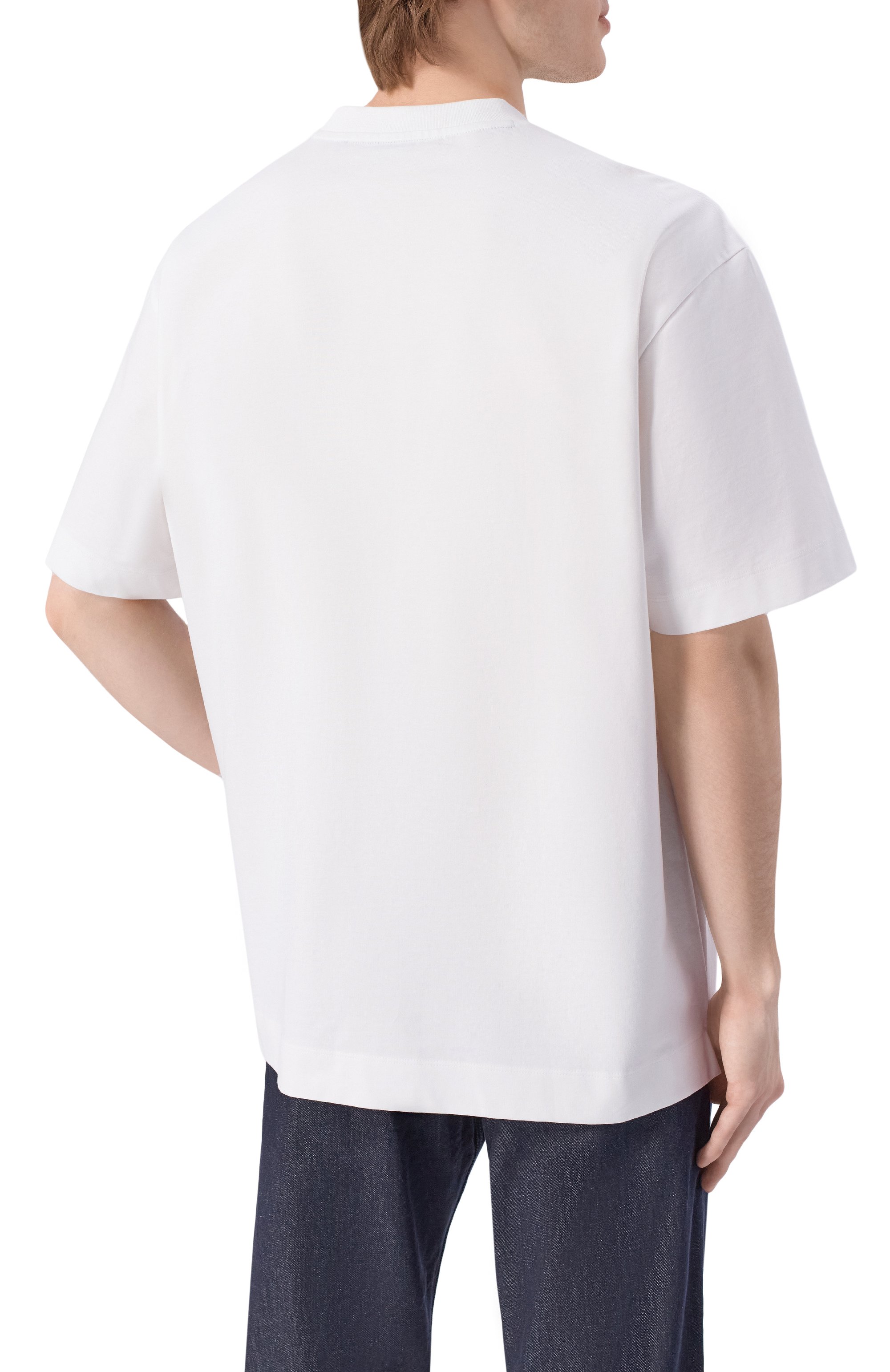 Хлопковая футболка BOSS, арт. 50558859, фото 4