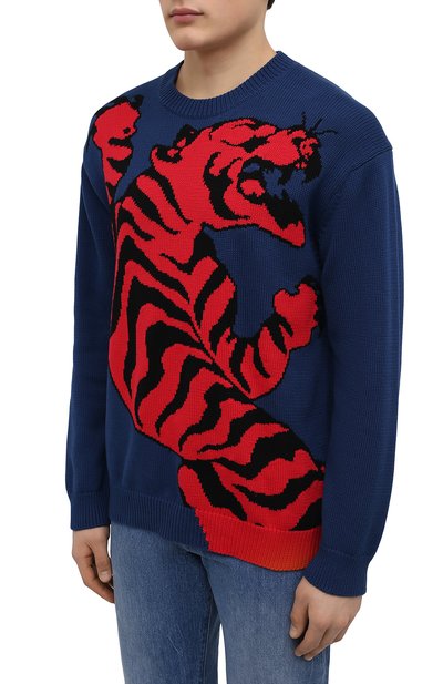 Хлопковый свитер chinese new year KENZO, арт. FC55PU695CCA, фото 3