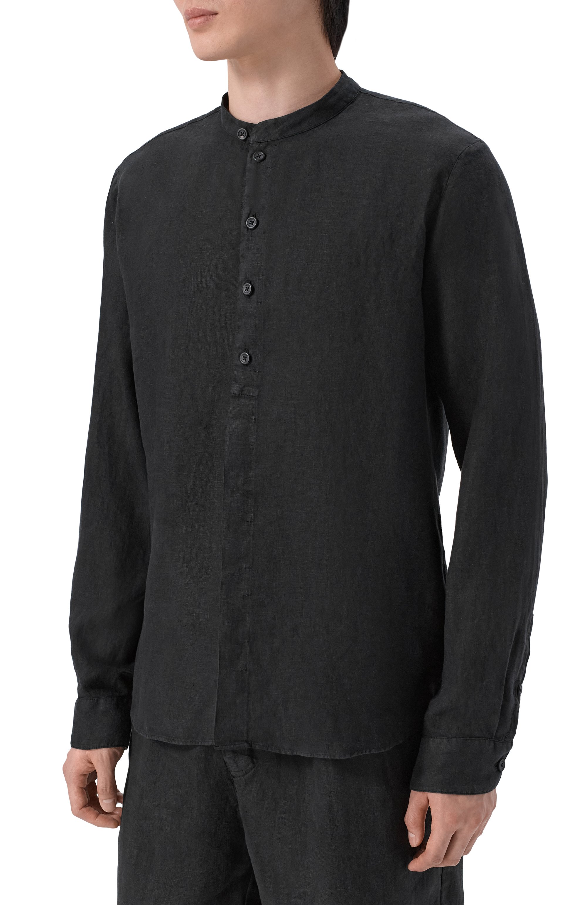 Льняная рубашка HANNES ROETHER, арт. TU29BS.608, фото 3