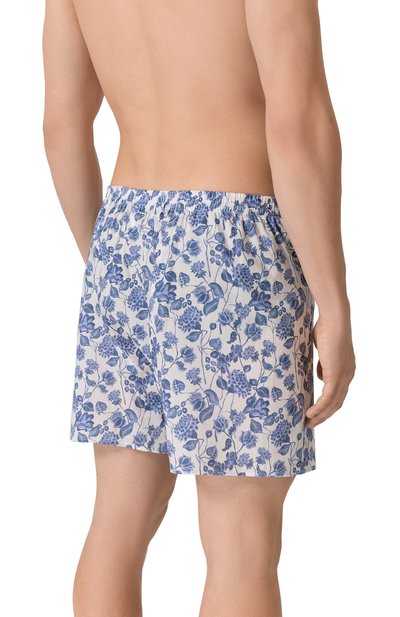 Хлопковые боксеры ZIMMERLI синего цвета по цене 14100 руб., арт. 75101, фото 3 Хлопковые боксеры ZIMMERLI, арт. 75101, фото 3