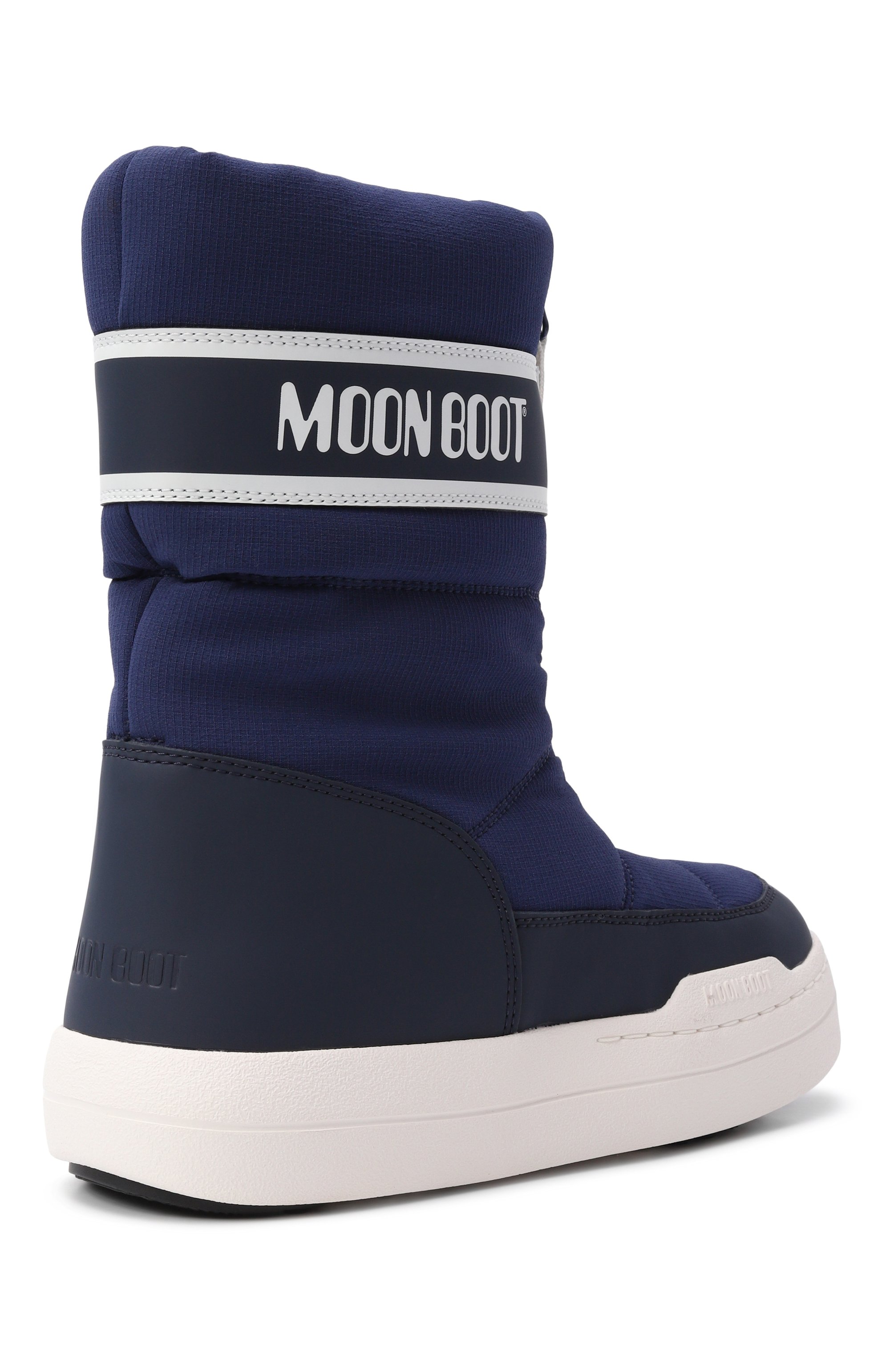 Утепленные сапоги MOON BOOT темно-синего цвета по цене 17550 руб., арт. 80D3440080_001, фото 3 Утепленные сапоги MOON BOOT, арт. 80D3440080_001, фото 3