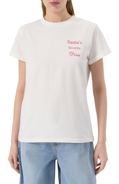 Хлопковая футболка SEVEN LAB белого цвета по цене 8190 руб., арт. CTR1.01.100.576.08121, фото 3 Хлопковая футболка SEVEN LAB, арт. CTR1.01.100.576.08121, фото 3