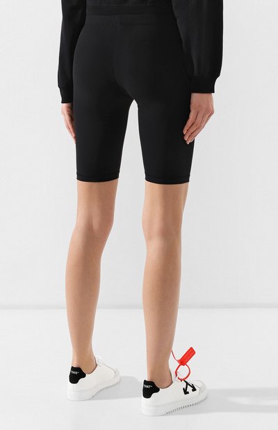 Шорты NANUSHKA черного цвета по цене 27800 руб., арт. BIKER_BLACK_SWIM JERSEY, фото 4 Шорты NANUSHKA, арт. BIKER_BLACK_SWIM JERSEY, фото 4