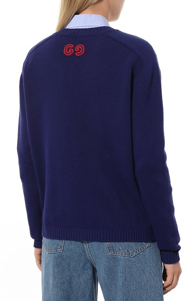 Шерстяной кардиган GUCCI, арт. 605851 XKAPO, фото 4
