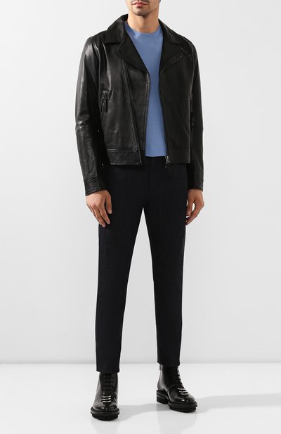 Кожаная косуха BOSS, арт. 50413032, фото 2