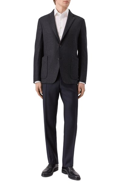 Шерстяные брюки CANALI, арт. 71019/AS10315, фото 2