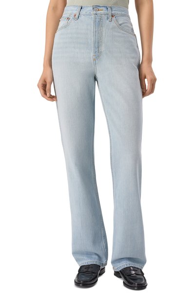 Джинсы 90s RE/DONE голубого цвета по цене 49450 руб., арт. 168-03W90HRL0, фото 3 Джинсы 90s RE/DONE, арт. 168-03W90HRL0, фото 3