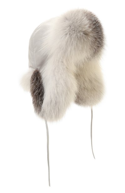 Женская шапка-ушанка дарья с мехом лисы FURLAND, арт. 0194809610017600204