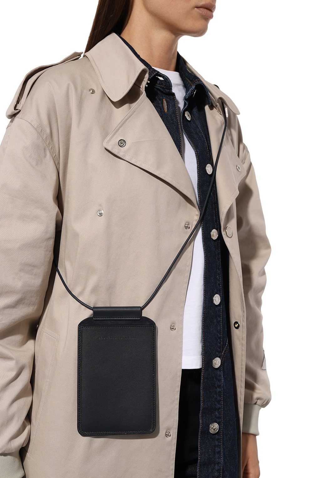 Кожаный чехол для телефона BRUNELLO CUCINELLI, арт. MWHED2541, фото 2