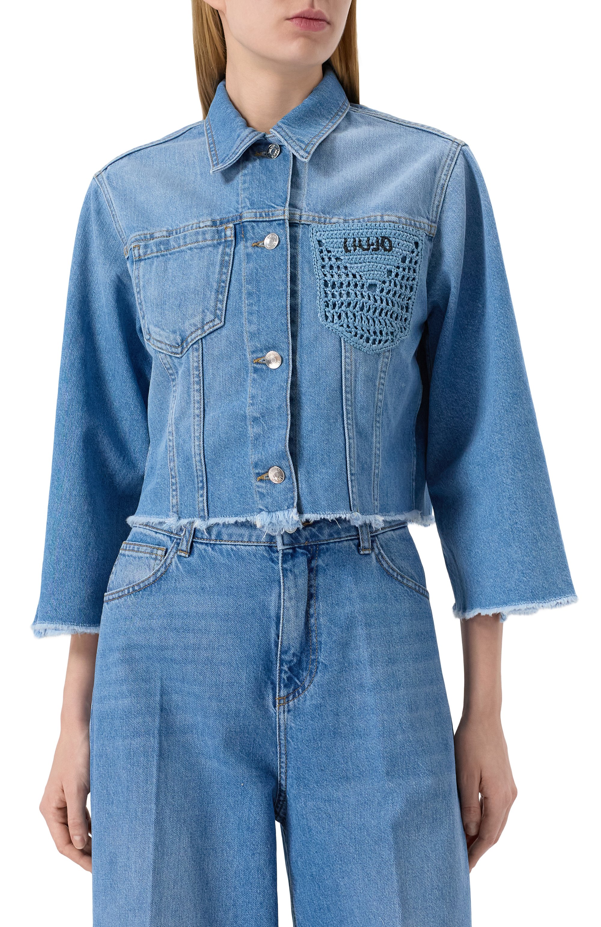 Джинсовая куртка LIU JO, арт. WA5446D4666, фото 3