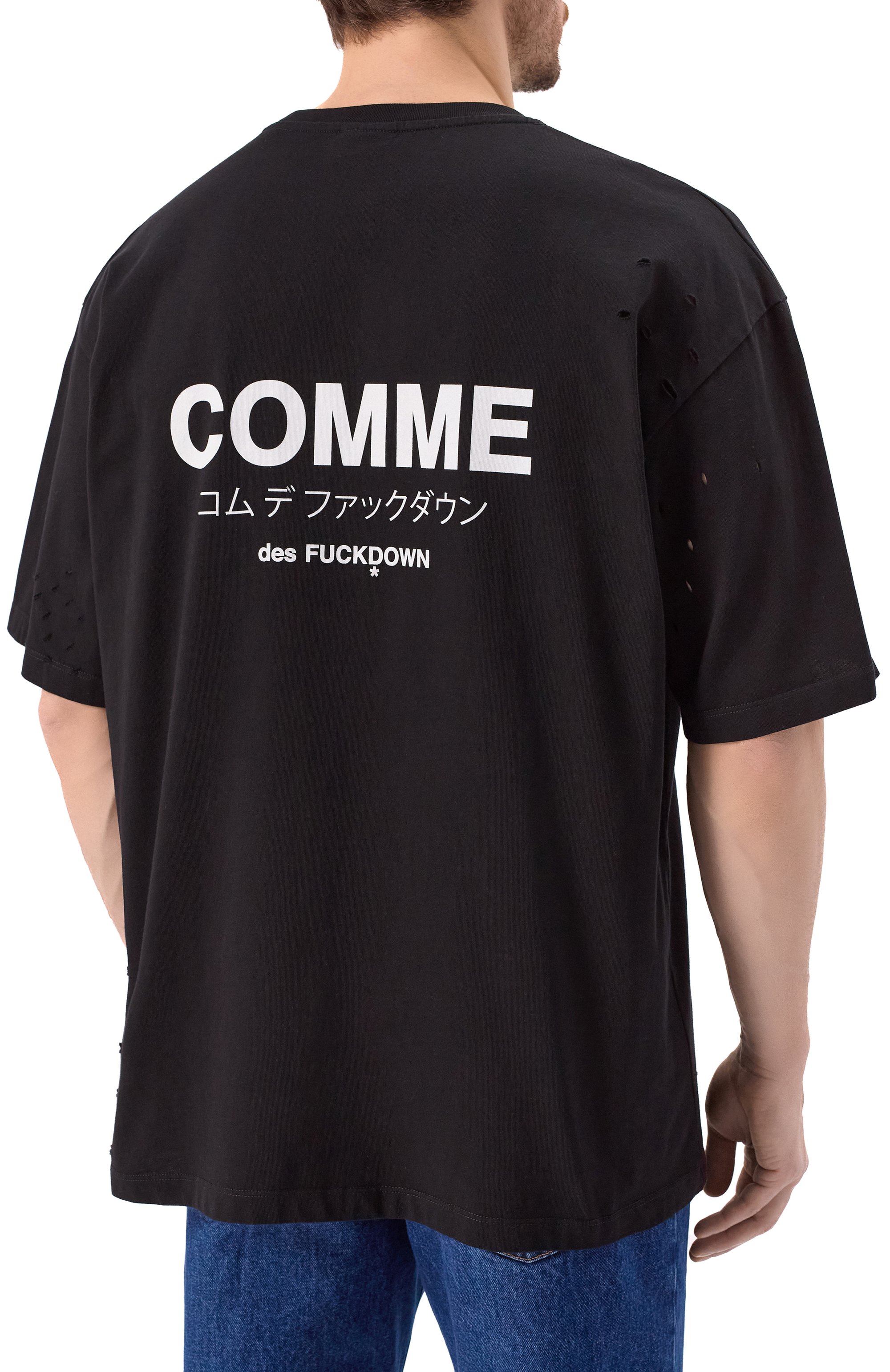 Хлопковая футболка COMME DES FUCKDOWN, арт. CFABM01532, фото 4