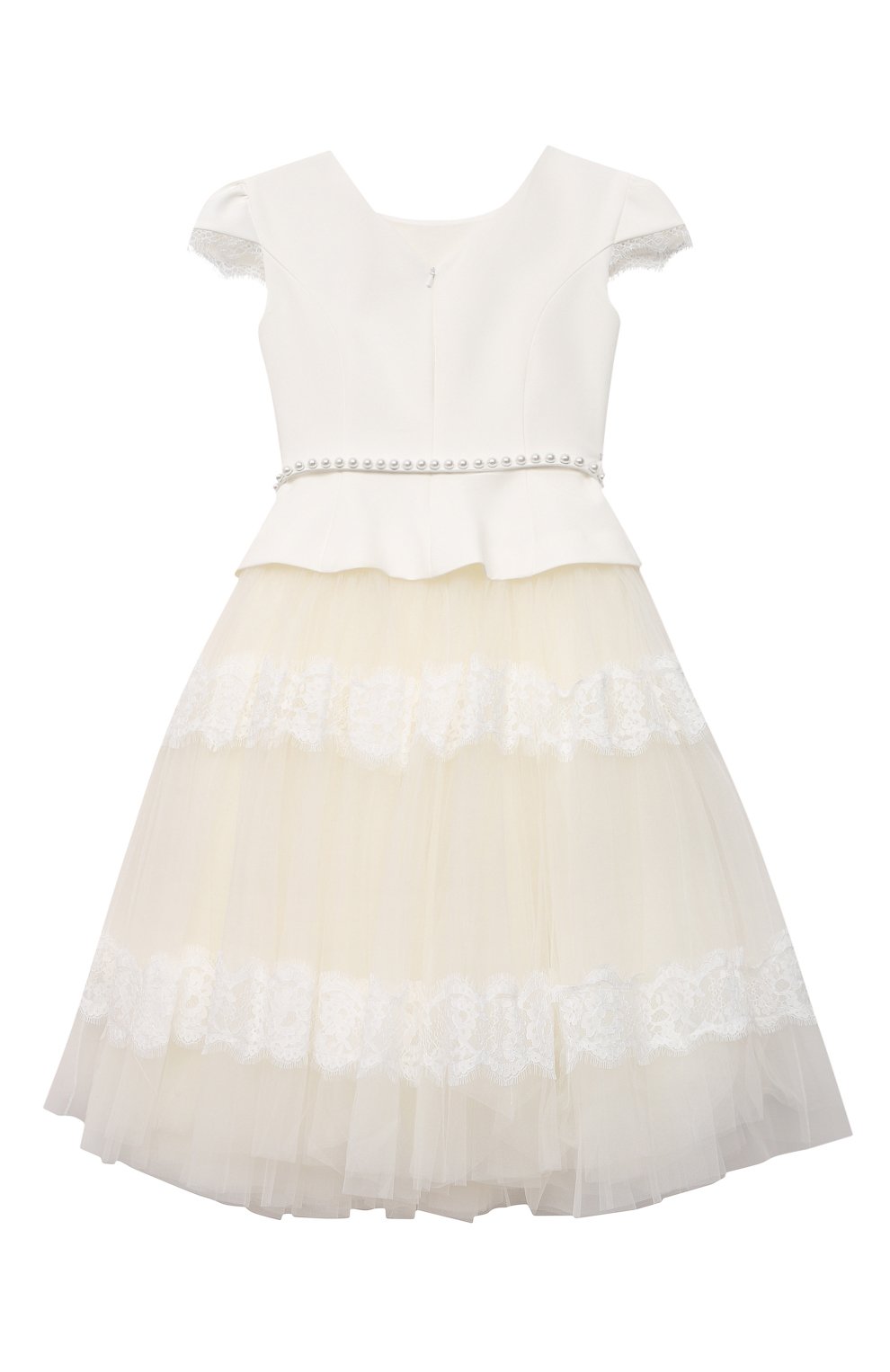 Платье MONNALISA бежевого цвета по цене 48800 руб., арт. 717905, фото 2 Платье MONNALISA, арт. 717905, фото 2