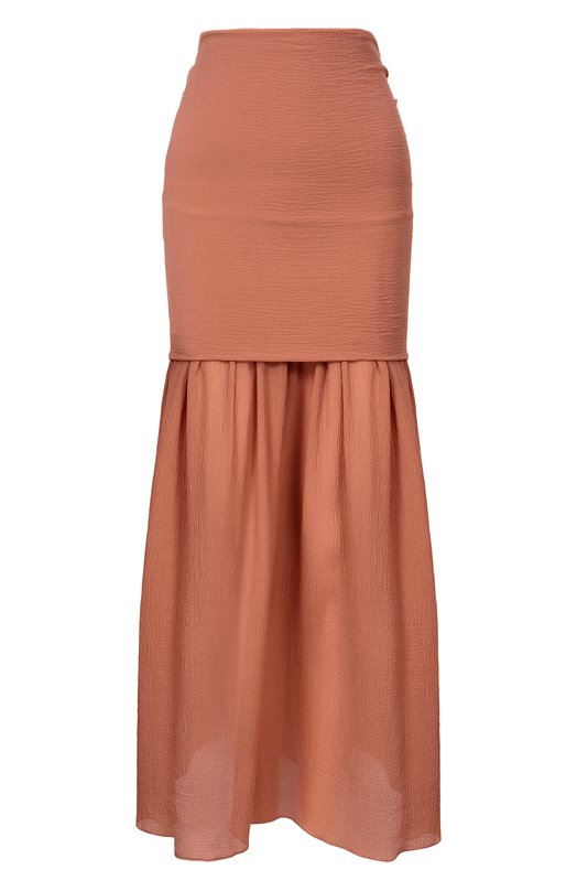 Шелковая юбка Petar Petrov S26TR7 Розовый S26TR7