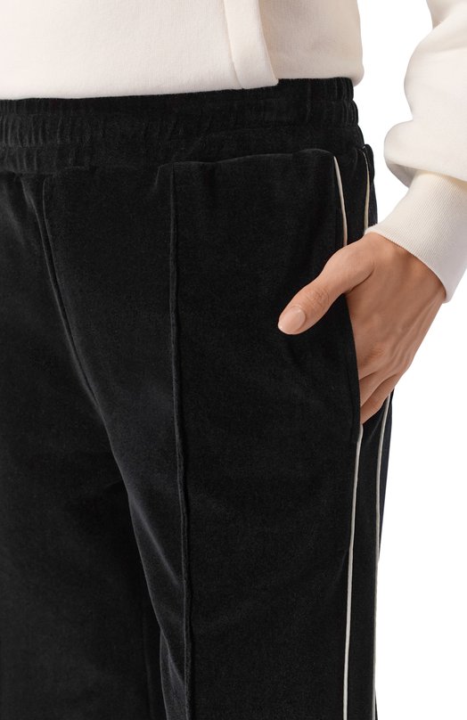 Бархатные брюки Valentino 8B3MD07G/A4V Чёрный  8B3MD07G/A4V Фото 5