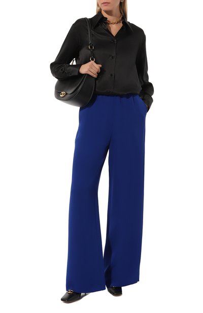 Шелковые брюки VALENTINO, арт. 5B3RB4551MM, фото 2