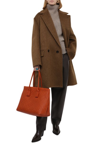 Сумка-тоут snap large BOTTEGA VENETA, арт. 666926/V01D1, фото 3