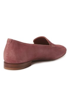 Женские замшевые лоферы KITON розового цвета, арт. D57803N01008 | Фото 5 (Каблук высота: Низкий; Материал сплава: Проставлено; Материал внутренний: Натуральная кожа; Материал внешний: Натуральная кожа, Замша; Драгоценные камни: Проставлено; Подошва: Плоская)