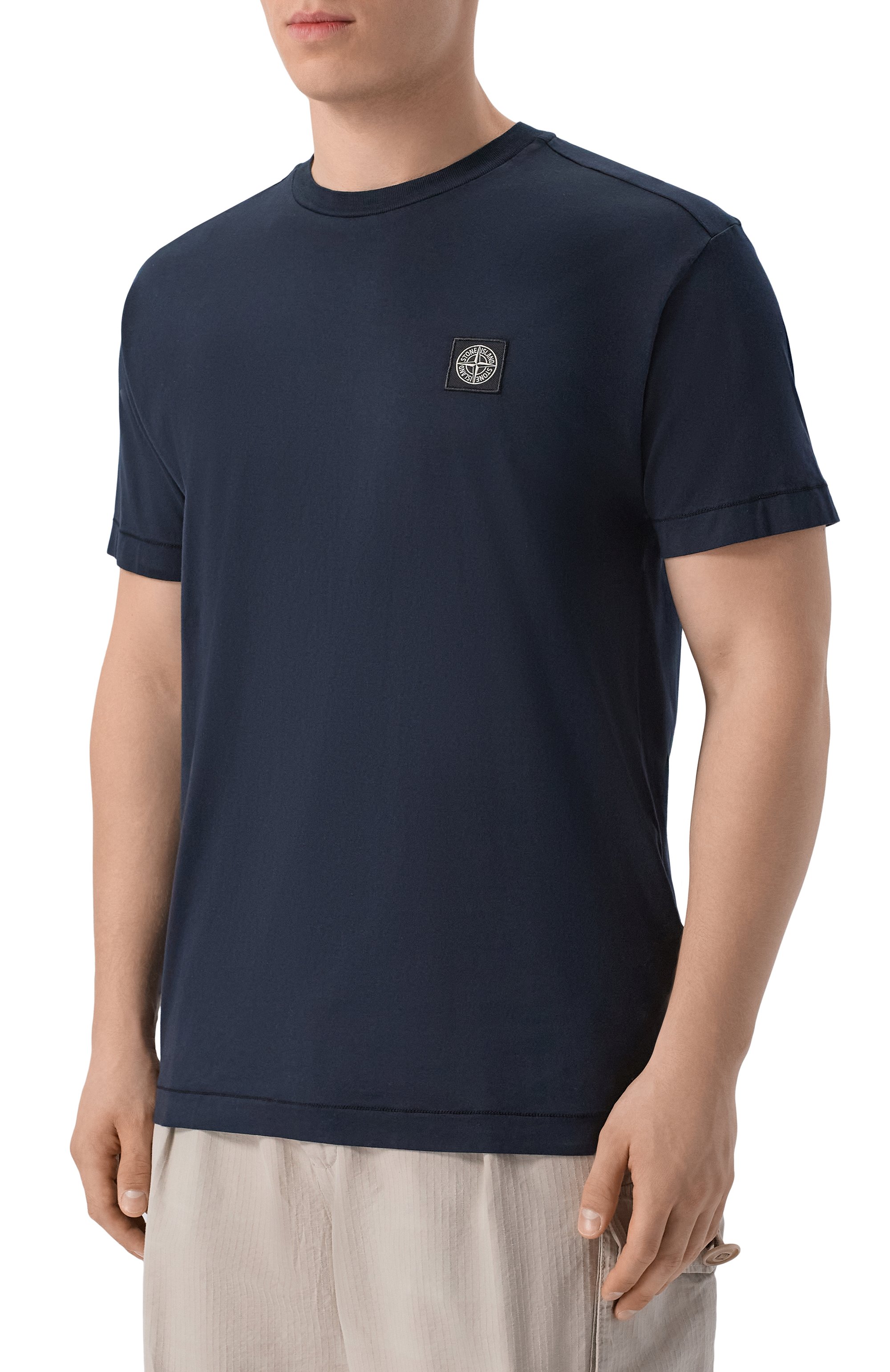 Хлопковая футболка STONE ISLAND, арт. L1S152100027/S0013, фото 3