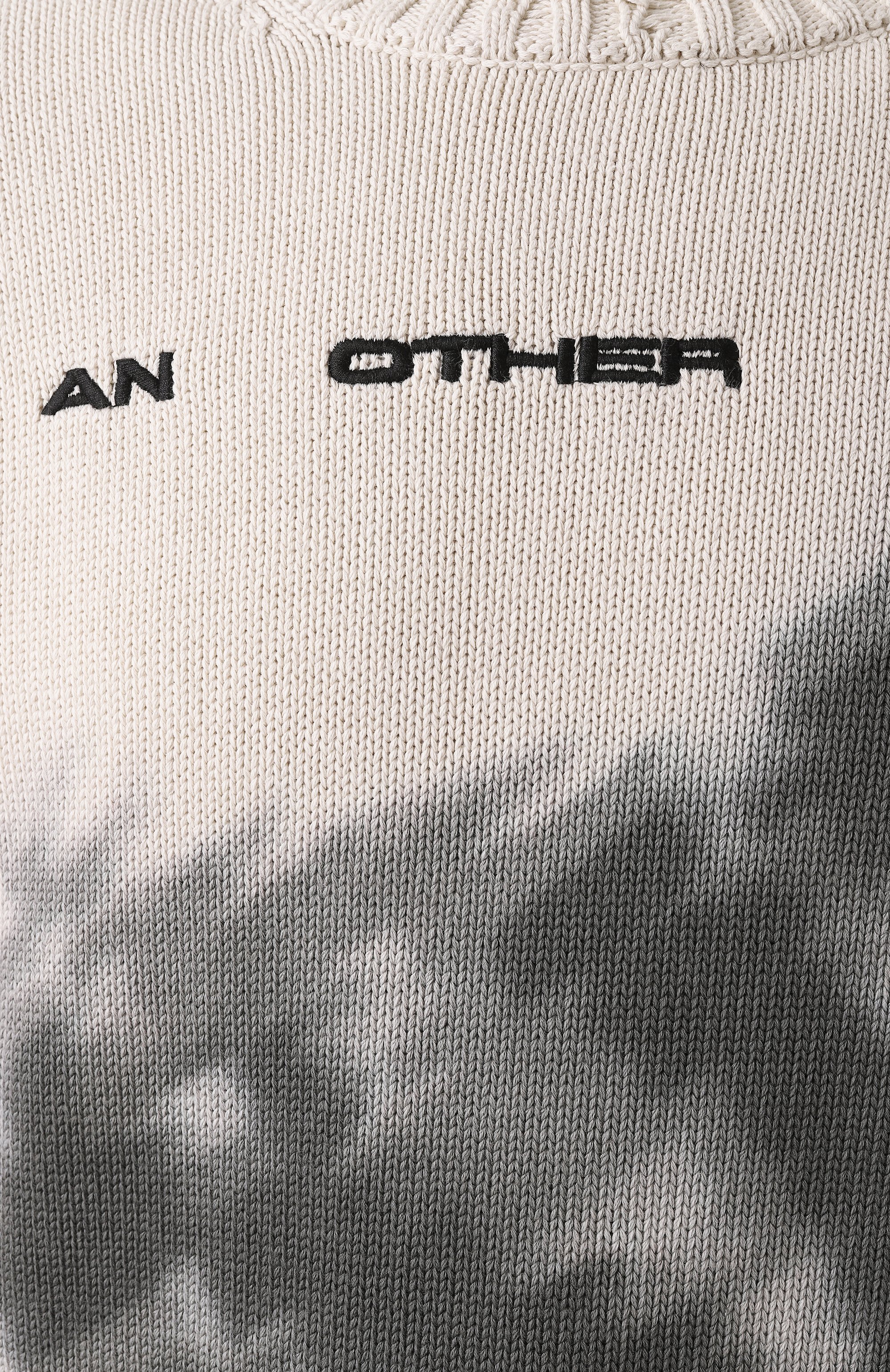 Хлопковый свитер AN OTHER DATE разноцветного цвета по цене 39400 руб., арт. S25MA0DJP200, фото 6 Хлопковый свитер AN OTHER DATE, арт. S25MA0DJP200, фото 6