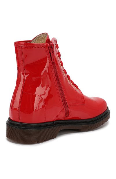 Кожаные ботинки MISSOURI красного цвета по цене 21150 руб., арт. 4751N/31-34, фото 3 Кожаные ботинки MISSOURI, арт. 4751N/31-34, фото 3