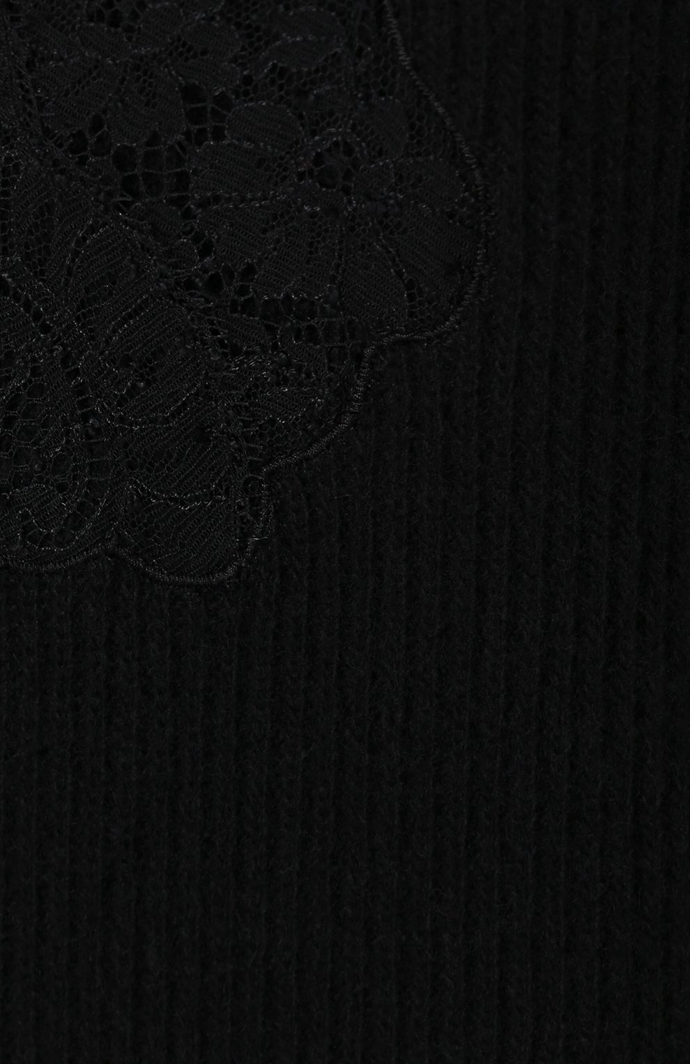 Платье-миди из смеси шерсти и кашемира с кружевной вставкой VALENTINO, арт. QB3KD076471, фото 5