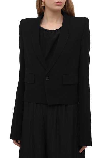 Жакет из шерсти и вискозы RICK OWENS, арт. RP21S3755/WE, фото 3