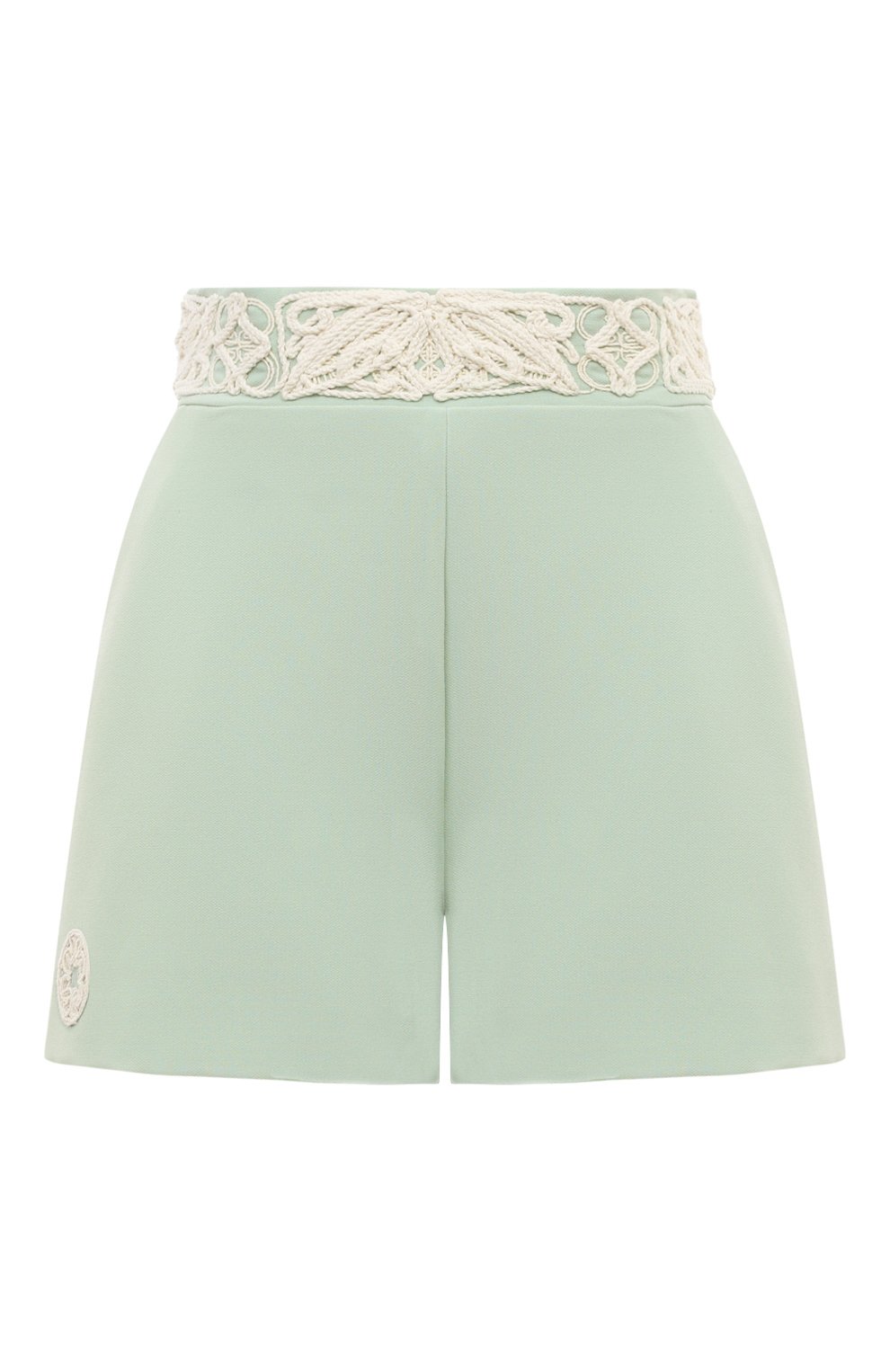 Шорты ELIE SAAB светло-зеленого цвета по цене 108000 руб., арт. P0004E, фото 1 Шорты ELIE SAAB, арт. P0004E, фото 1