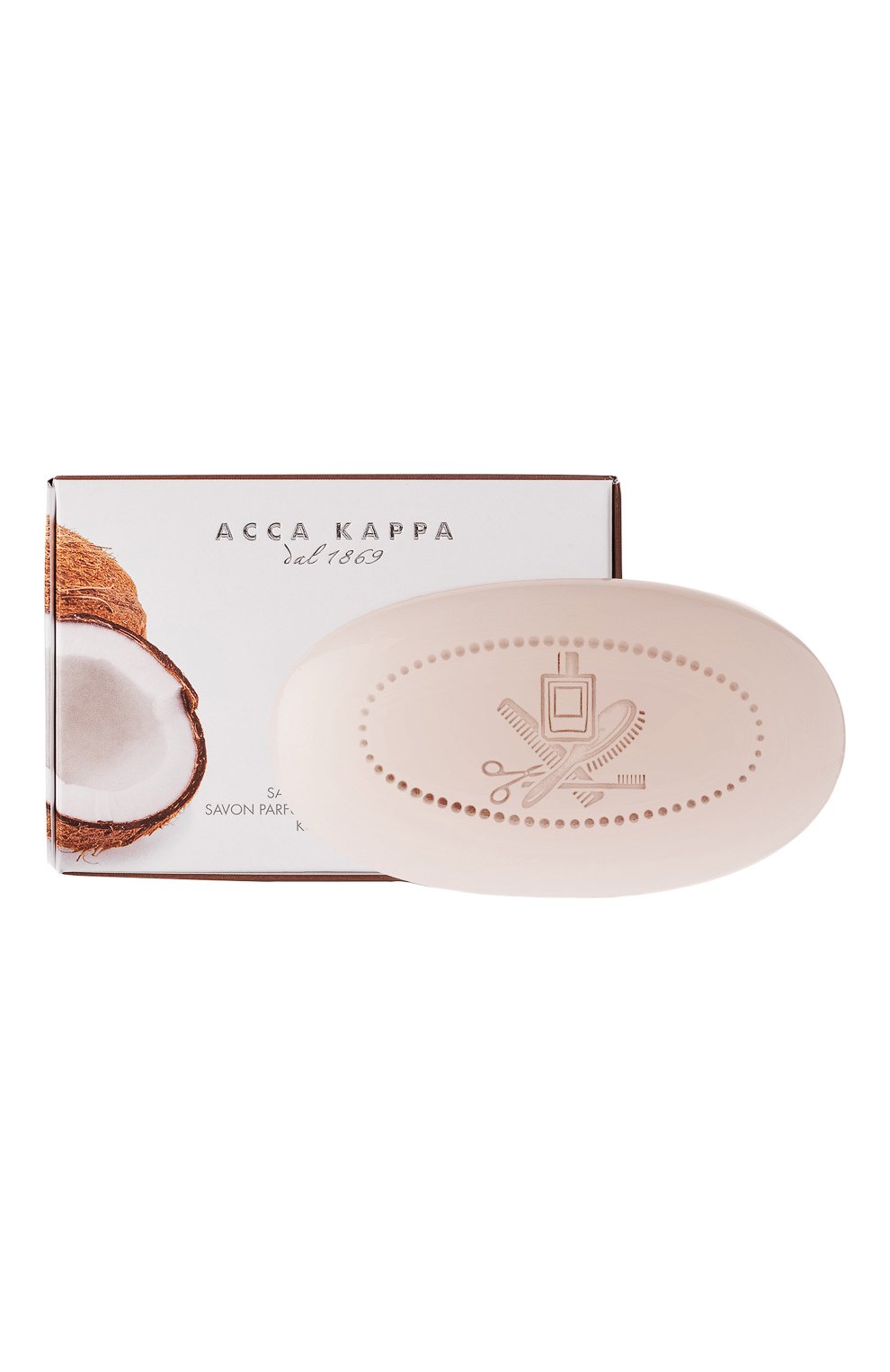 Твердое туалетное мыло coconut (150g) ACCA KAPPA бесцветного цвета по цене 1450 руб., арт. 853611, фото 1 Твердое туалетное мыло coconut (150g) ACCA KAPPA, арт. 853611, фото 1