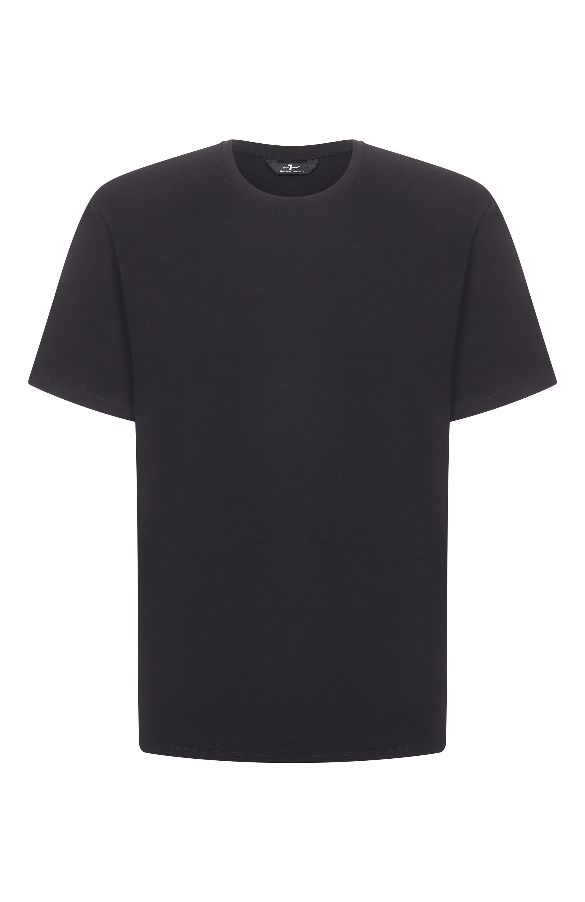 Хлопковая футболка 7 FOR ALL MANKIND, арт. 7MR01237-BLK, фото 1