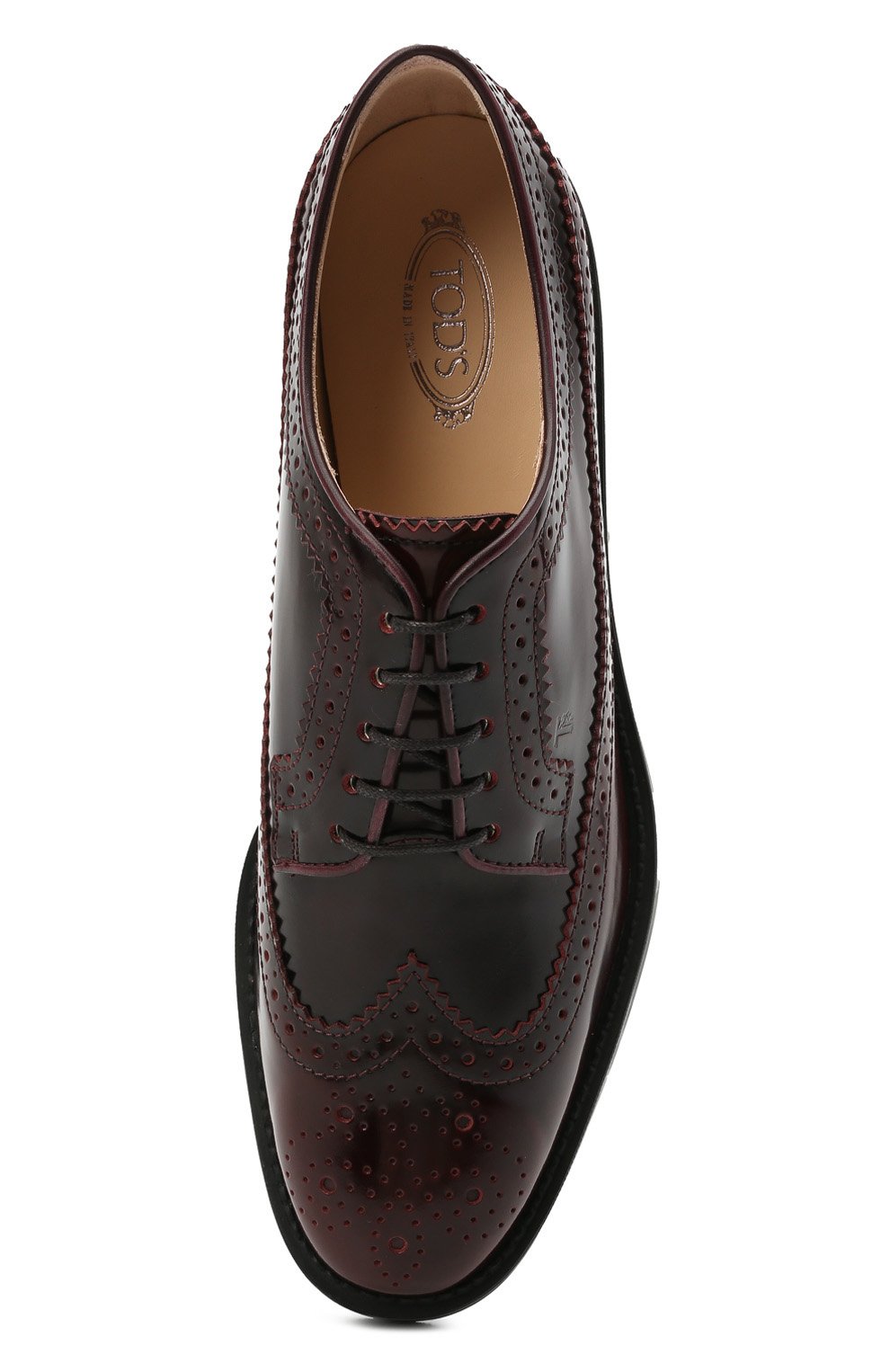 Кожаные дерби TOD’S, арт. XXW60C0DE20EB5, фото 5