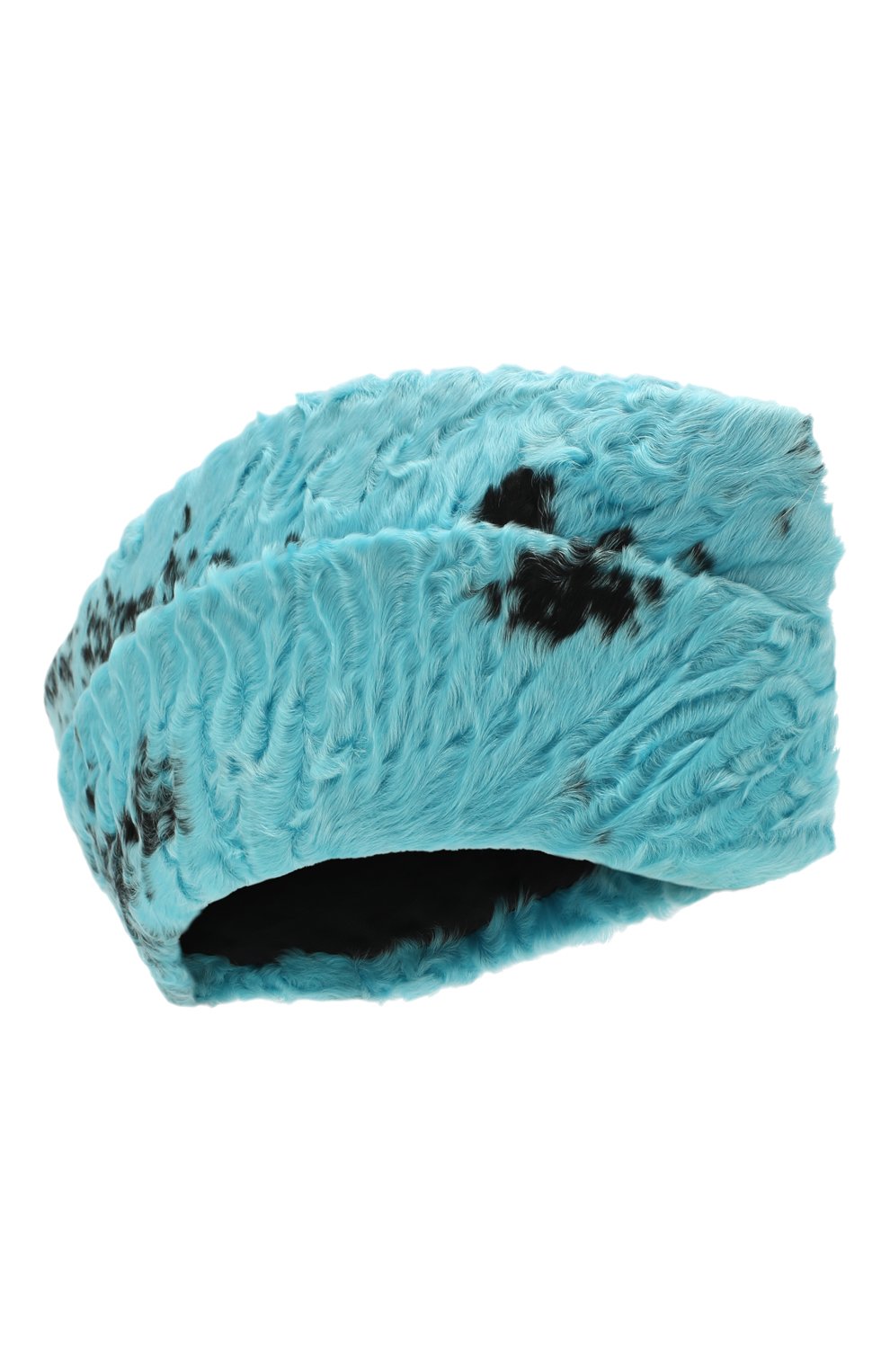 Пилотка из меха каракульчи FURLAND бирюзового цвета по цене 64580 руб., арт. 0140903810079200000, фото 1 Пилотка из меха каракульчи FURLAND, арт. 0140903810079200000, фото 1
