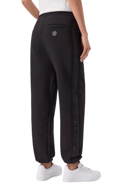 Хлопковые джоггеры PHILIPP PLEIN, арт. SAFC WJT2202 PTE003N, фото 4