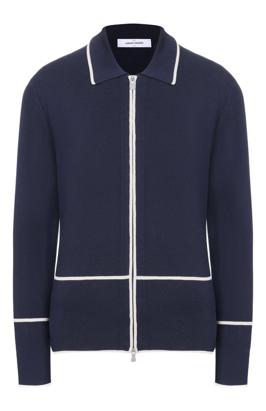 Кардиган из вискозы Gran Sasso 57212/27812 Синий 57212/27812