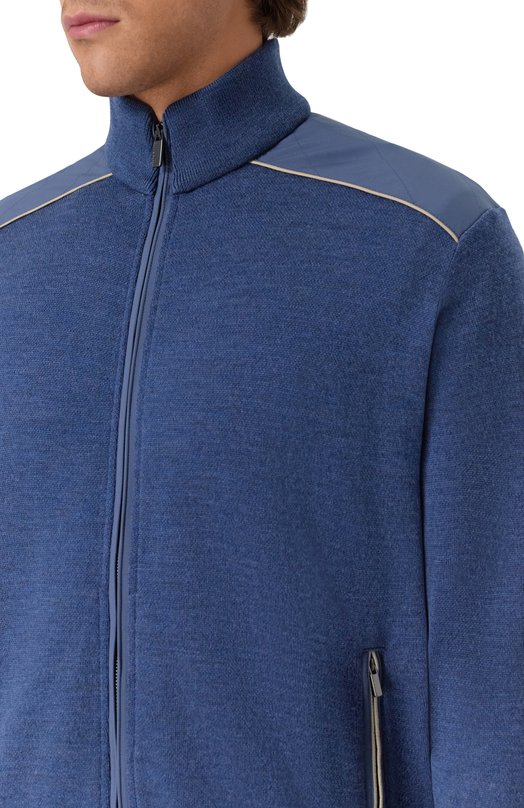 Шерстяной кардиган Paul&Shark 15311236 Синий  15311236 Фото 5