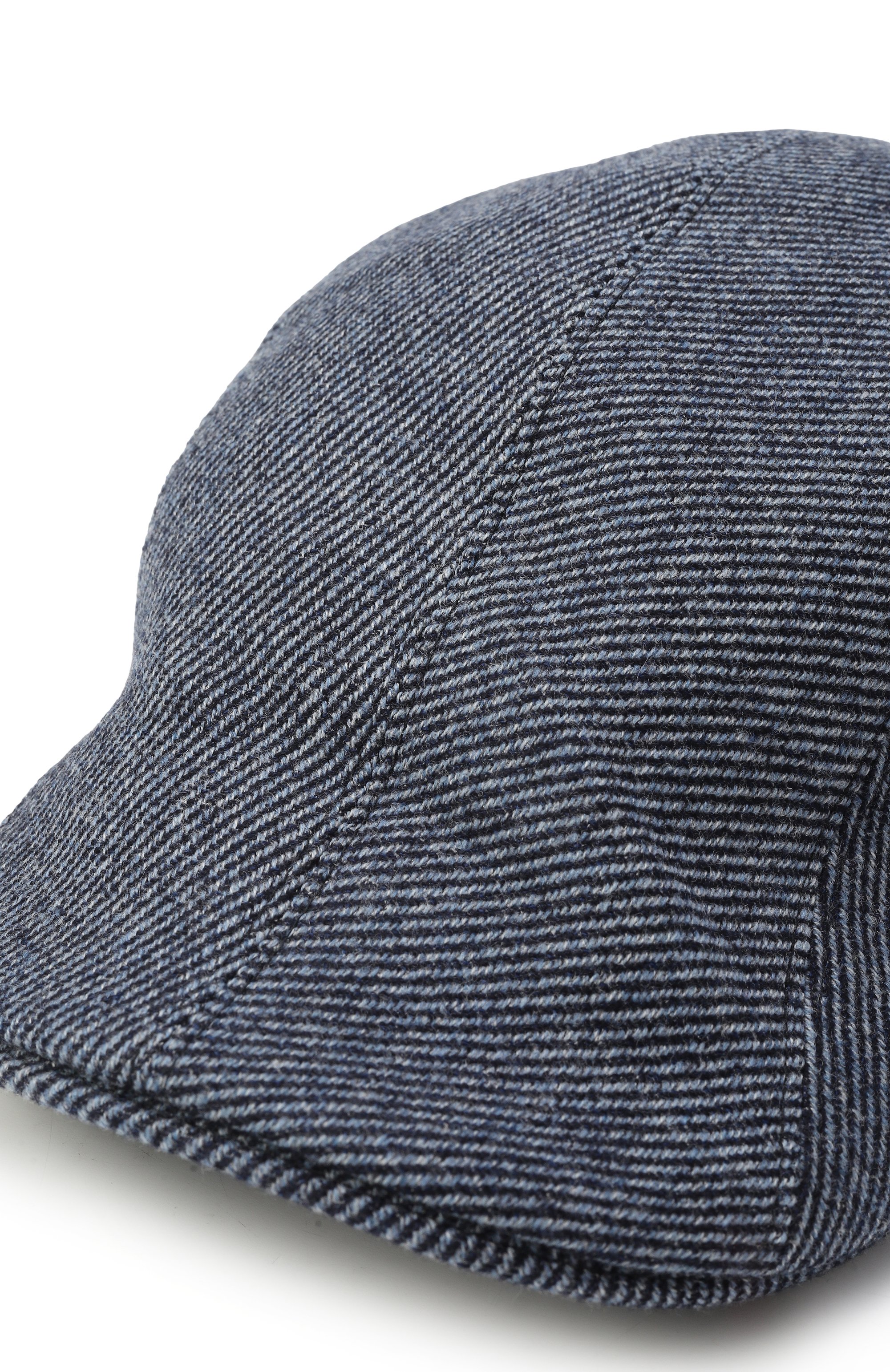 Шерстяное кепи BRUNELLO CUCINELLI синего цвета по цене 69650 руб., арт. MV4149961, фото 3 Шерстяное кепи BRUNELLO CUCINELLI, арт. MV4149961, фото 3